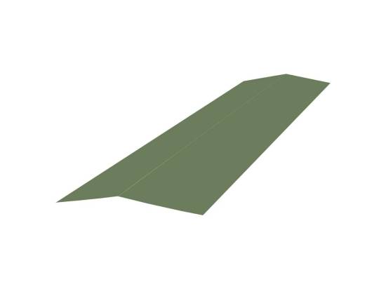 Faitiere bac acier plate 3ml laquée 25µ (L165)  RAL6011