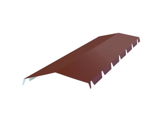 Faitiere crantée L165 (4 ondes) RAL 8012