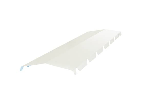 Faitiere crantée L165 (4 ondes) RAL 9010