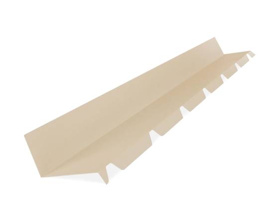 Solin bac acier 2ml laqué 25µ (4 ondes) RAL 1015