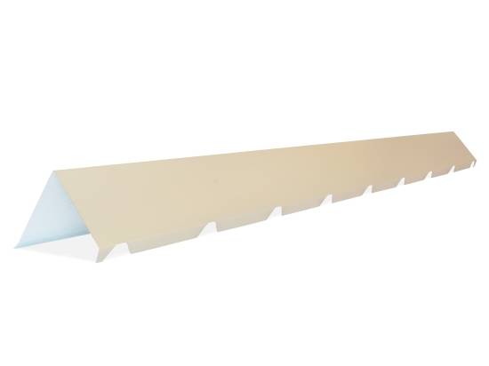 FAITIÈRE CRANTÉE BAC ACIER 2ML POUR MONOPENTE (5 ONDES) RAL1015