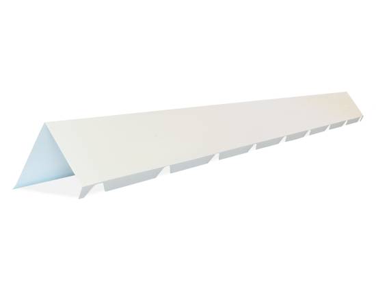 FAITIÈRE CRANTÉE BAC ACIER 2ML POUR MONOPENTE (5 ONDES) RAL9010