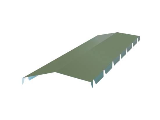 Faitiere crantée L165 (4 ondes) RAL 6011