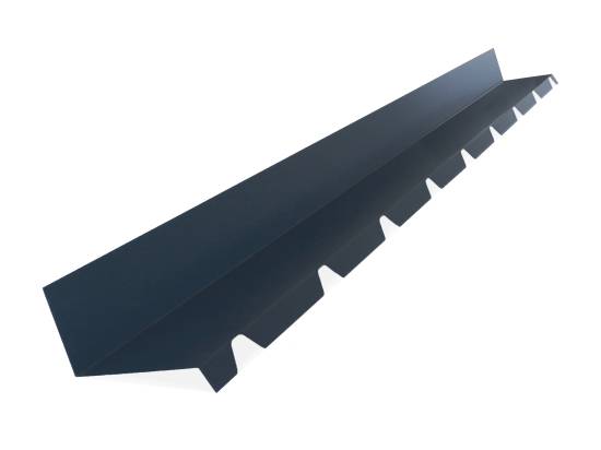 Solin bac acier 2ml laqué 25µ (5 ondes) RAL 5008