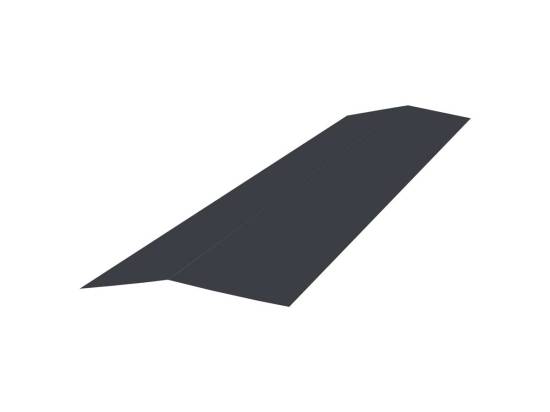 Faitiere bac acier plate 3ml laquée 25µ (L165)  RAL7016