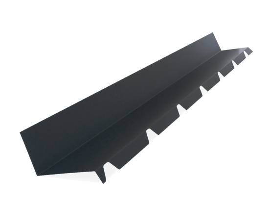 Solin bac acier 2ml laqué 25µ (4 ondes) RAL 7016