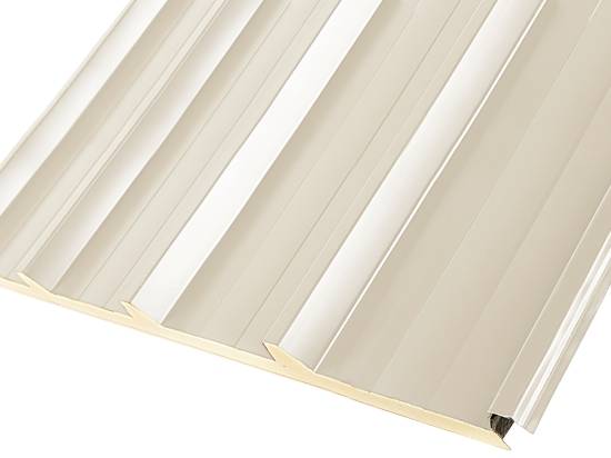 Panneau sandwich de toiture 40mm Blanc pyrène RAL 9010