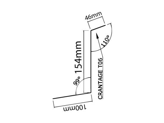 Solin bac acier 2ml laqué 25µ (4 ondes)