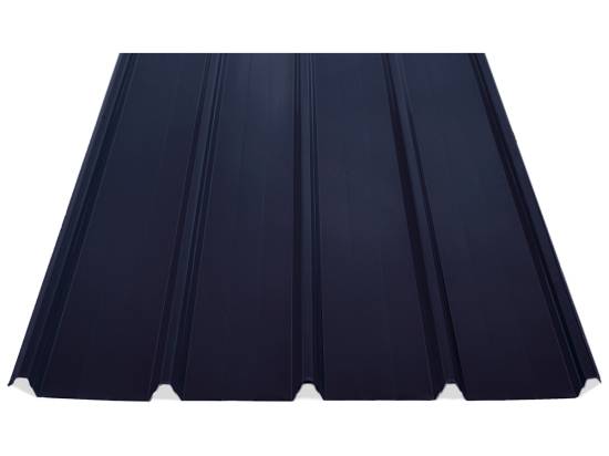 tole de toiture bac acier galvanisé gris bleu RAL 5008