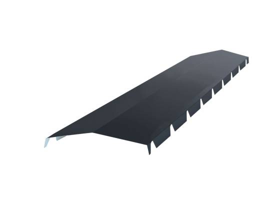 Faitiere crantée L165 (5 ondes) RAL 7016