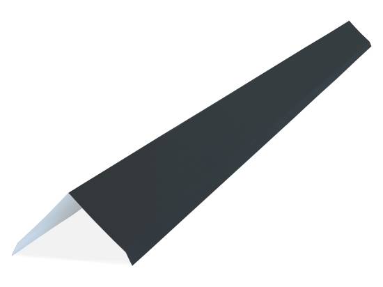 Angle de bardage en métal RAL 7016