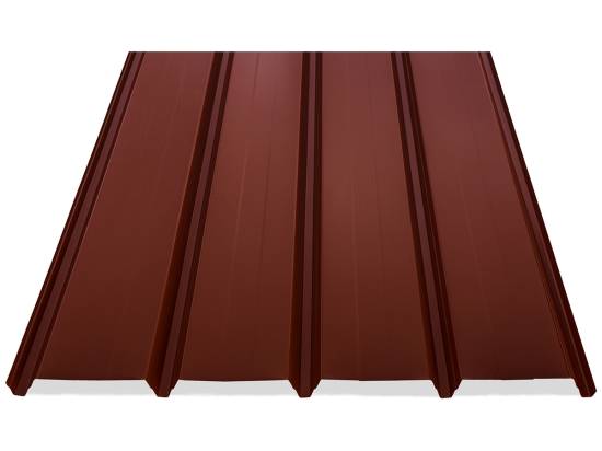 tole de bardage ondulée renforcée bac acier ral 8012