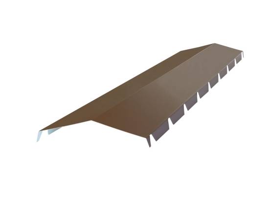 Faitiere crantée L165 (5 ondes) RAL 8012