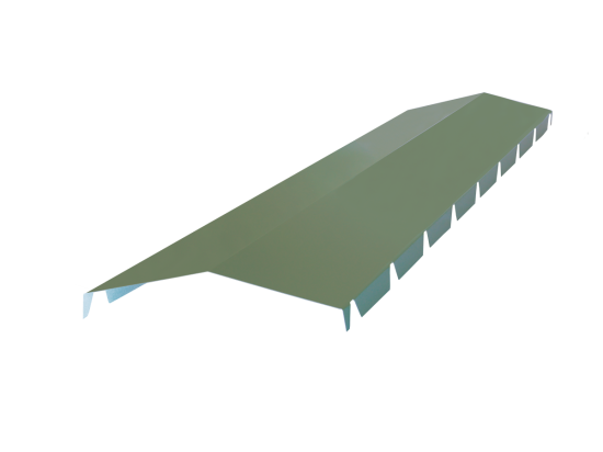 Faitiere crantée L165 (5 ondes) RAL 6011