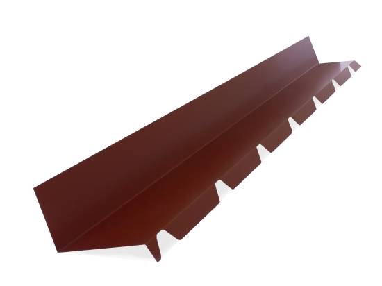 Solin bac acier 2ml laqué 25µ (4 ondes) RAL 8012