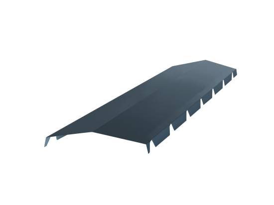 Faitiere crantée L165 (4 ondes) RAL 5008