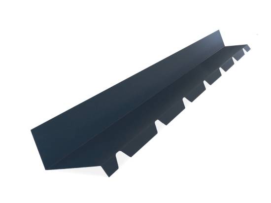 Solin bac acier 2ml laqué 25µ (4 ondes) RAL 5008