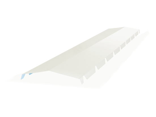 Faitiere crantée L165 (5 ondes) RAL 9010