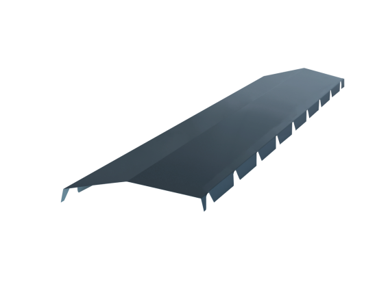 Faitiere crantée L165 (5 ondes) RAL 5008