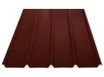 tole de toiture bac acier galvanisé brun-rouge RAL 8012