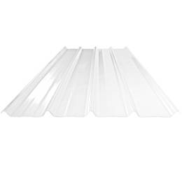 Tôle transparente bac acier 5 ondes polyester 6m