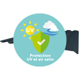 Tôle acier de bardage 55µ pour bord de mer