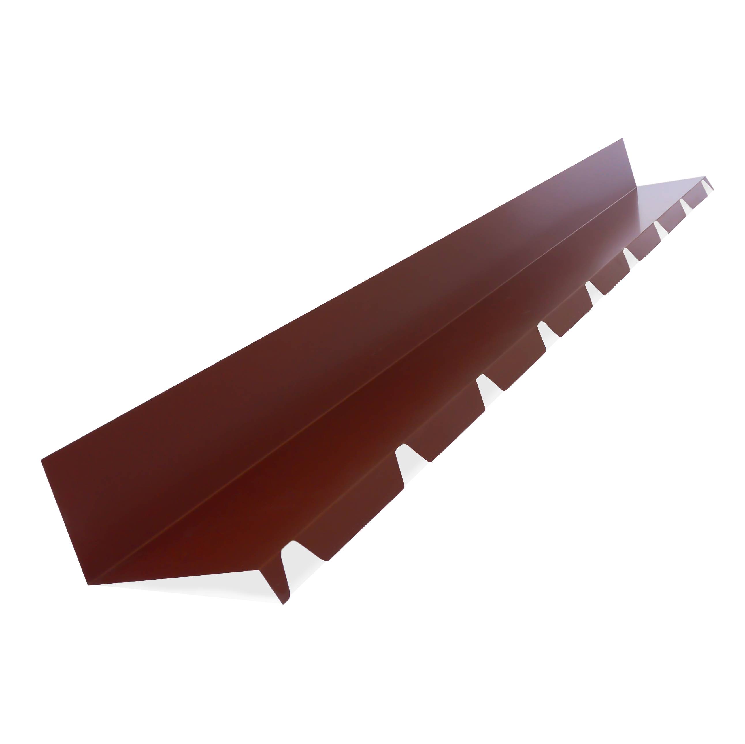 Solin bac acier 2ml laqué 25µ (5 ondes) RAL 8012