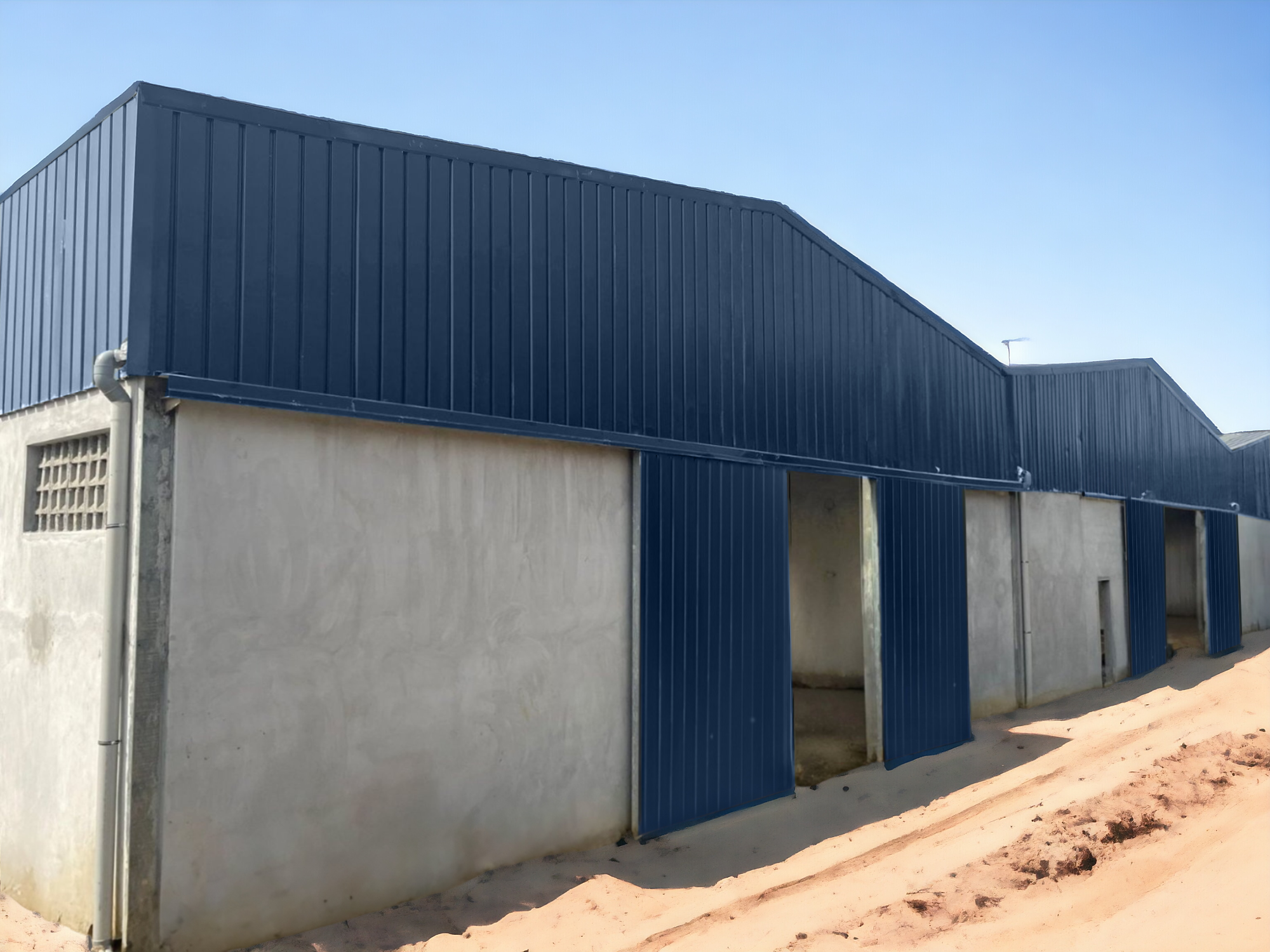 hangar en kit pour secteur agroalimentaire 5100m²