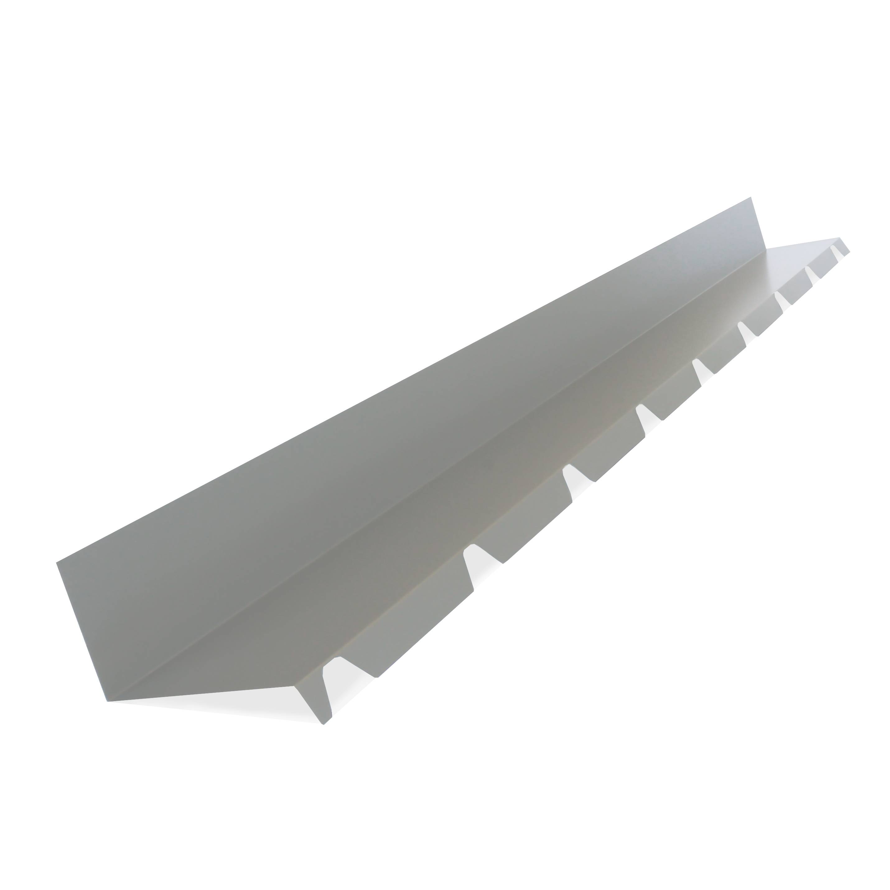 Solin bac acier 2ml laqué 25µ (5 ondes) RAL 9006