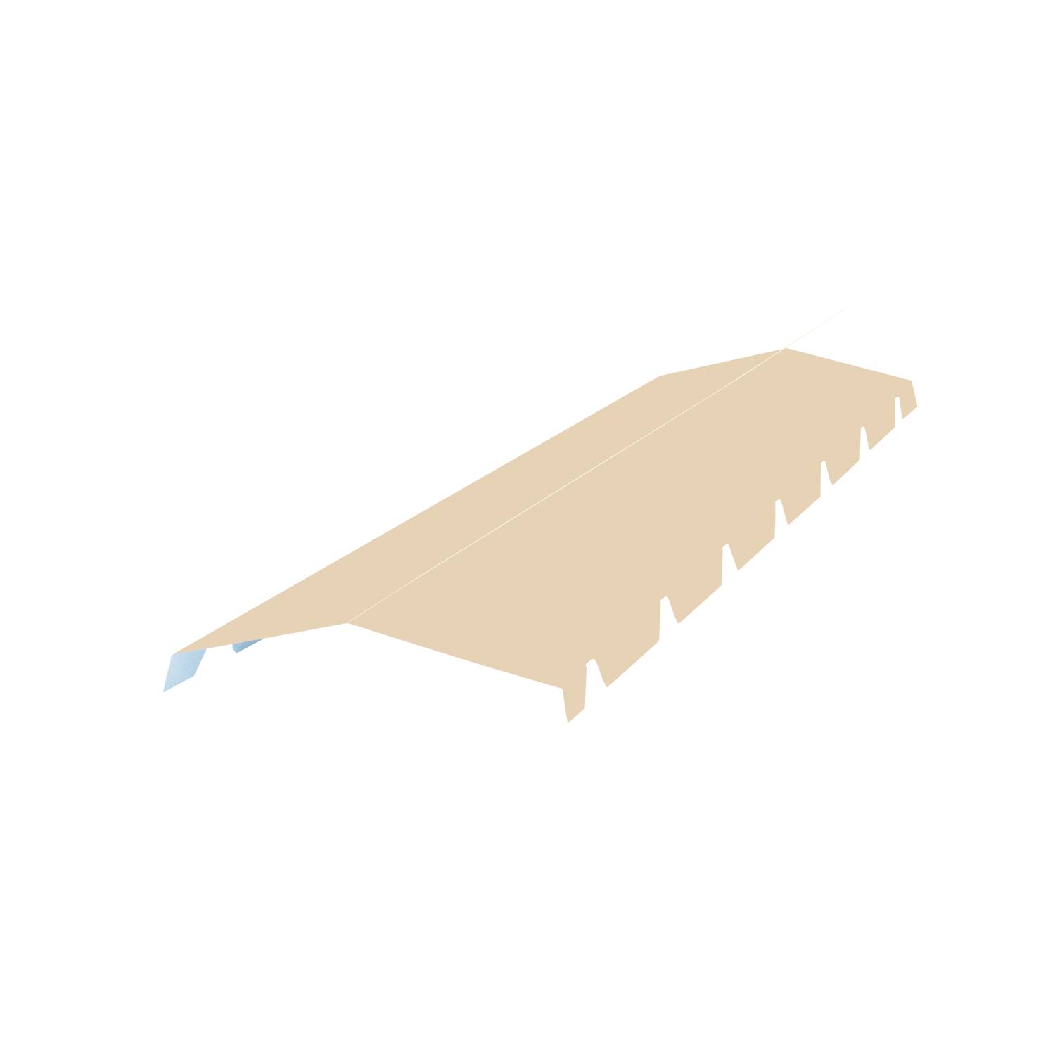 Faitiere crantée L165 (4 ondes) RAL 1015