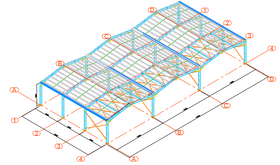 batiment-triple-bi-pente batiment-triple-bi-pente