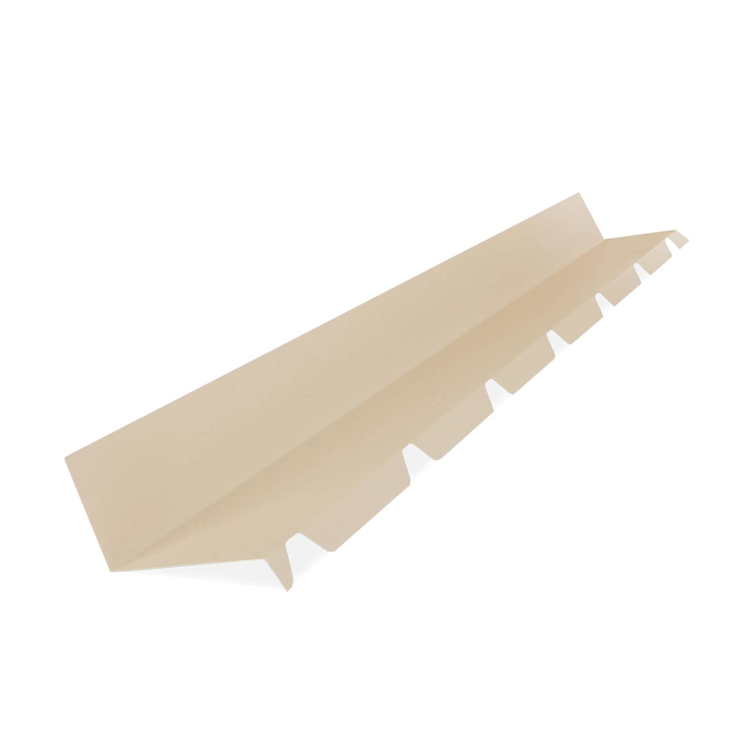 Solin bac acier 2ml laqué 25µ (4 ondes) RAL 1015