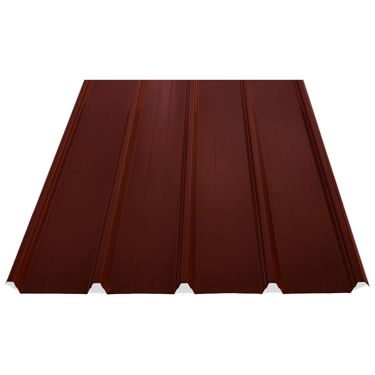 Tôle de toiture 0,63mm Brun Rouge (RAL 8012)