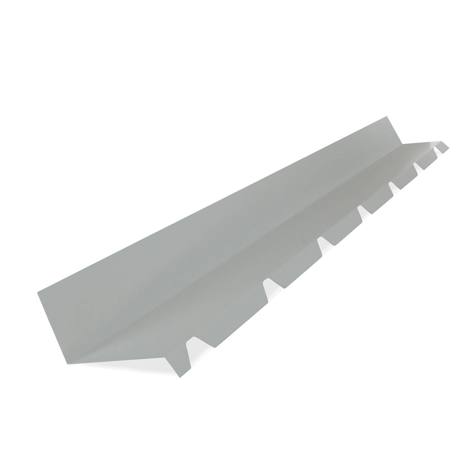 Solin bac acier 2ml laqué 25µ (4 ondes) RAL 9010