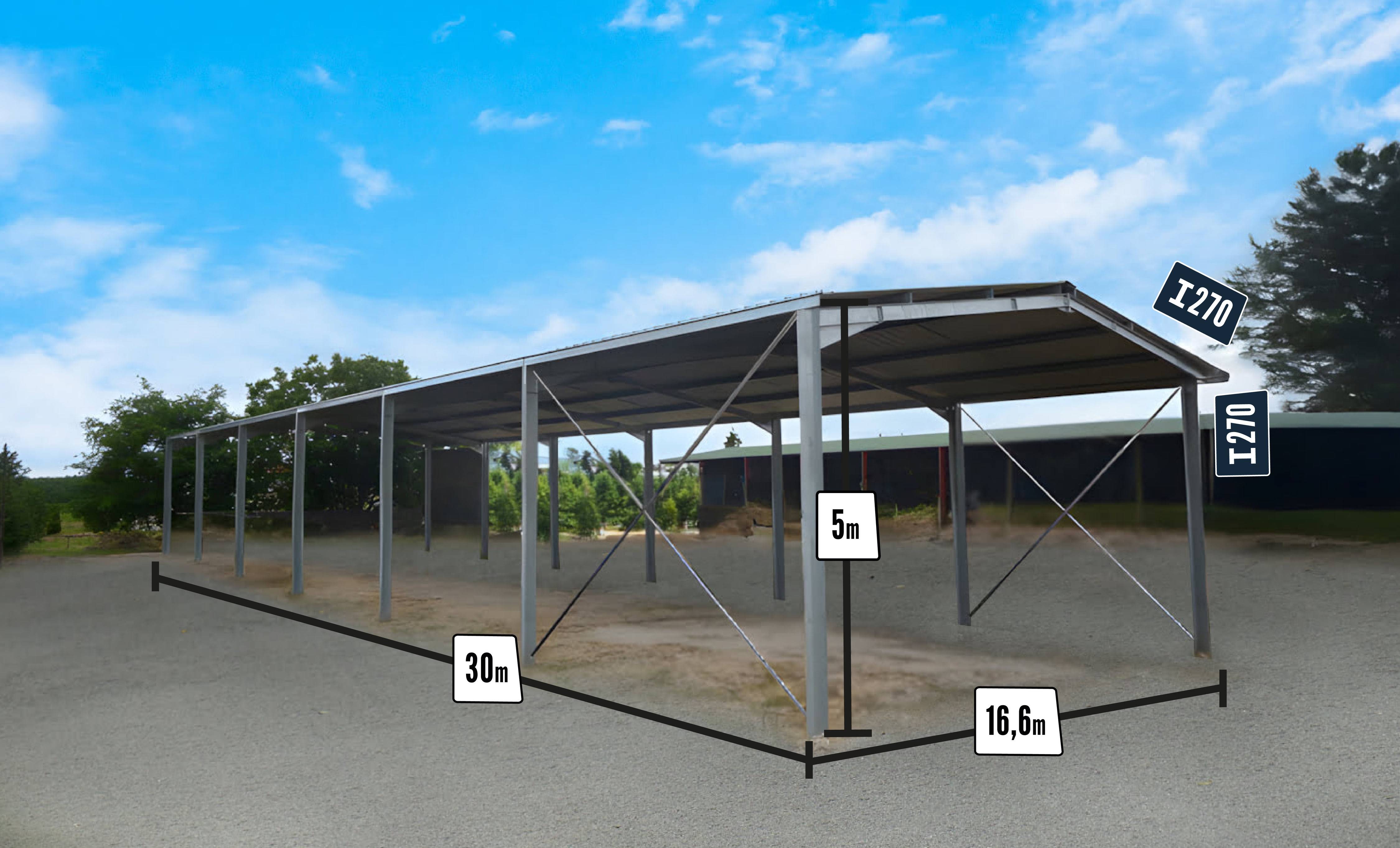 Hangar-en-kit-galvanisé-500-m-2