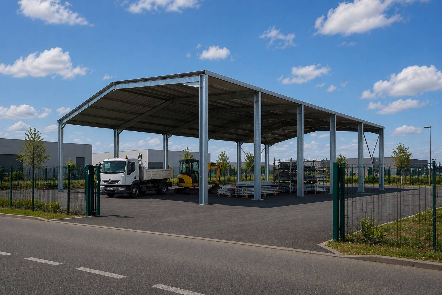 Hangar-en-kit-galvanisé-industriel-500-m-2