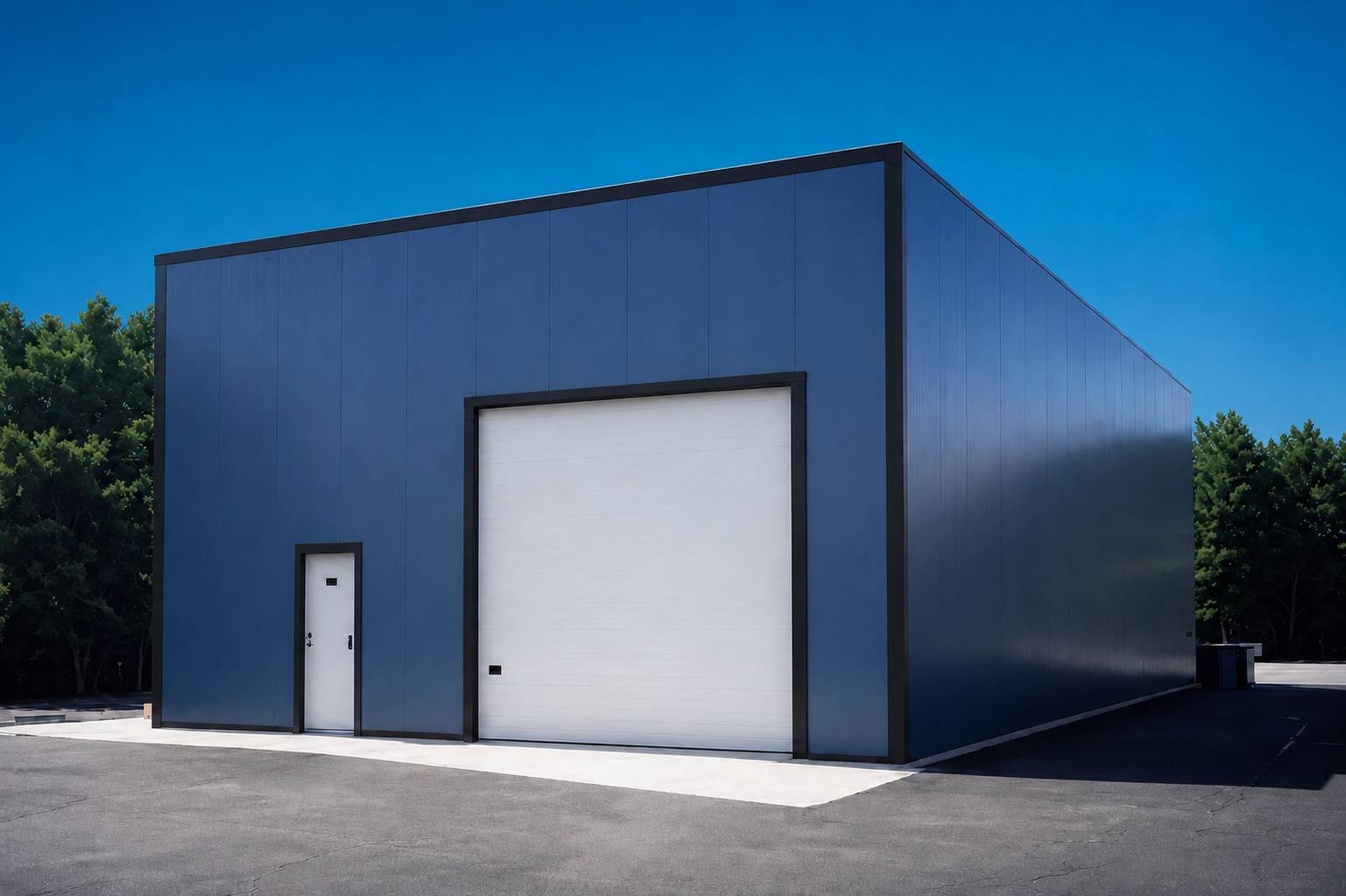 Batiment-acrotere-industriel-de-300-m-2-avec-porte-sectionnelle