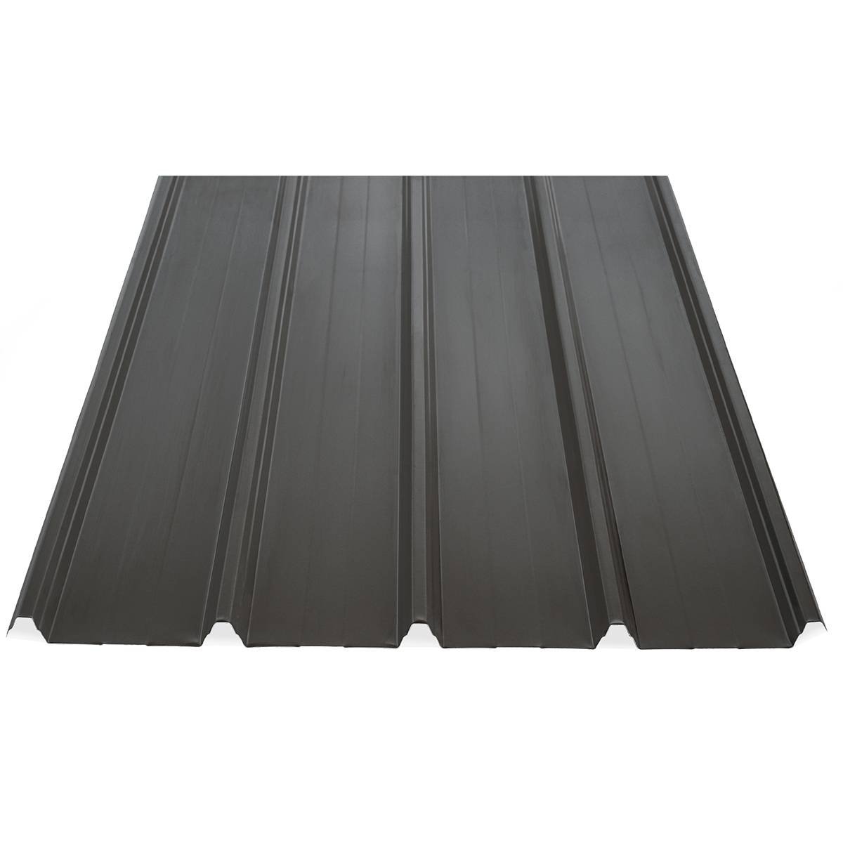 tole de toiture bac acier galvanisé gris-terre RAL 7022