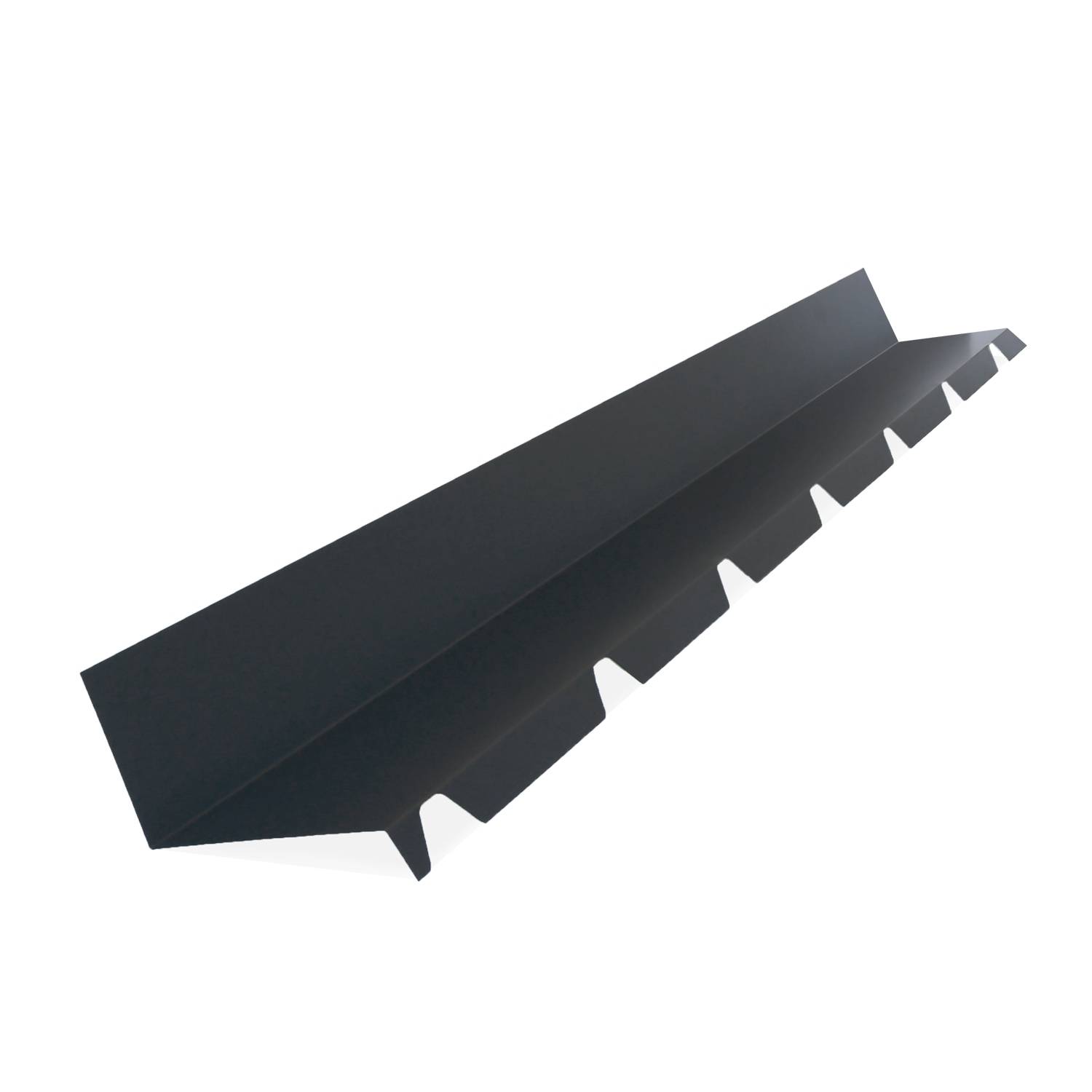 Solin bac acier 2ml laqué 25µ (4 ondes) RAL 7016