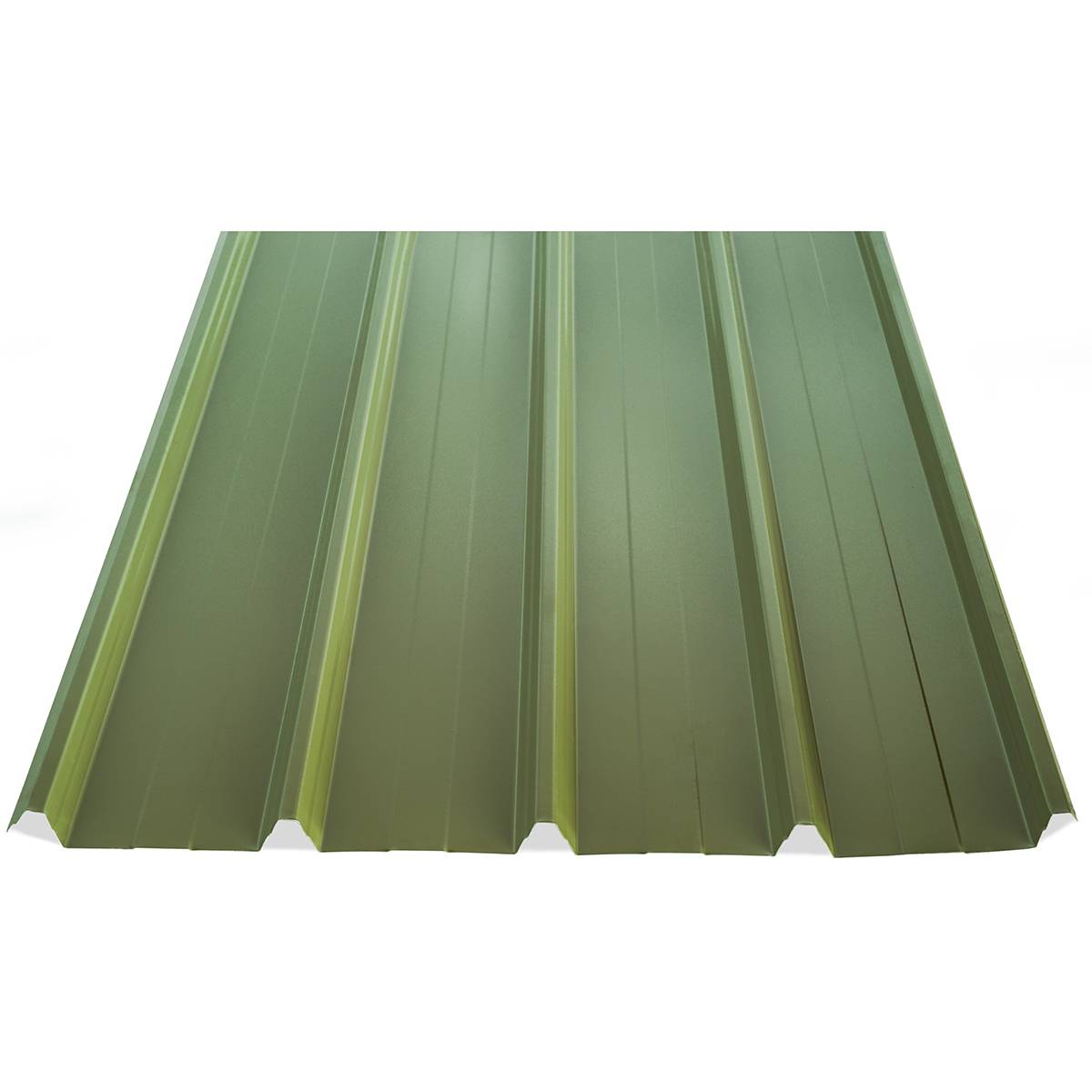 Tôle de toiture 0,63mm Vert réséda (RAL 6011)
