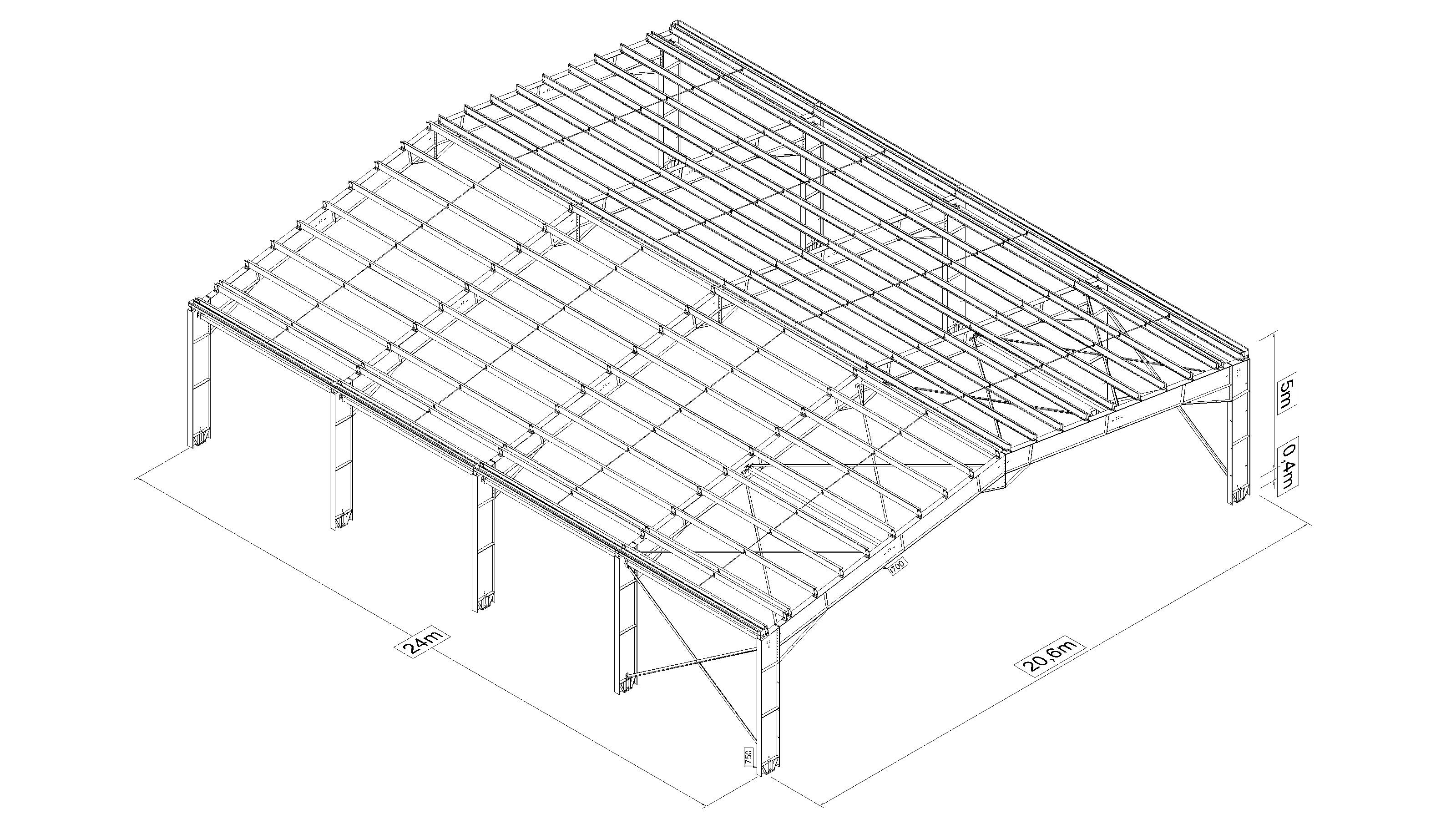 Bâtiment-en-kit-galvanisé-de-500-m-2-pour-implantation-en-zone-venteuse-jusqu'à-213-km/h