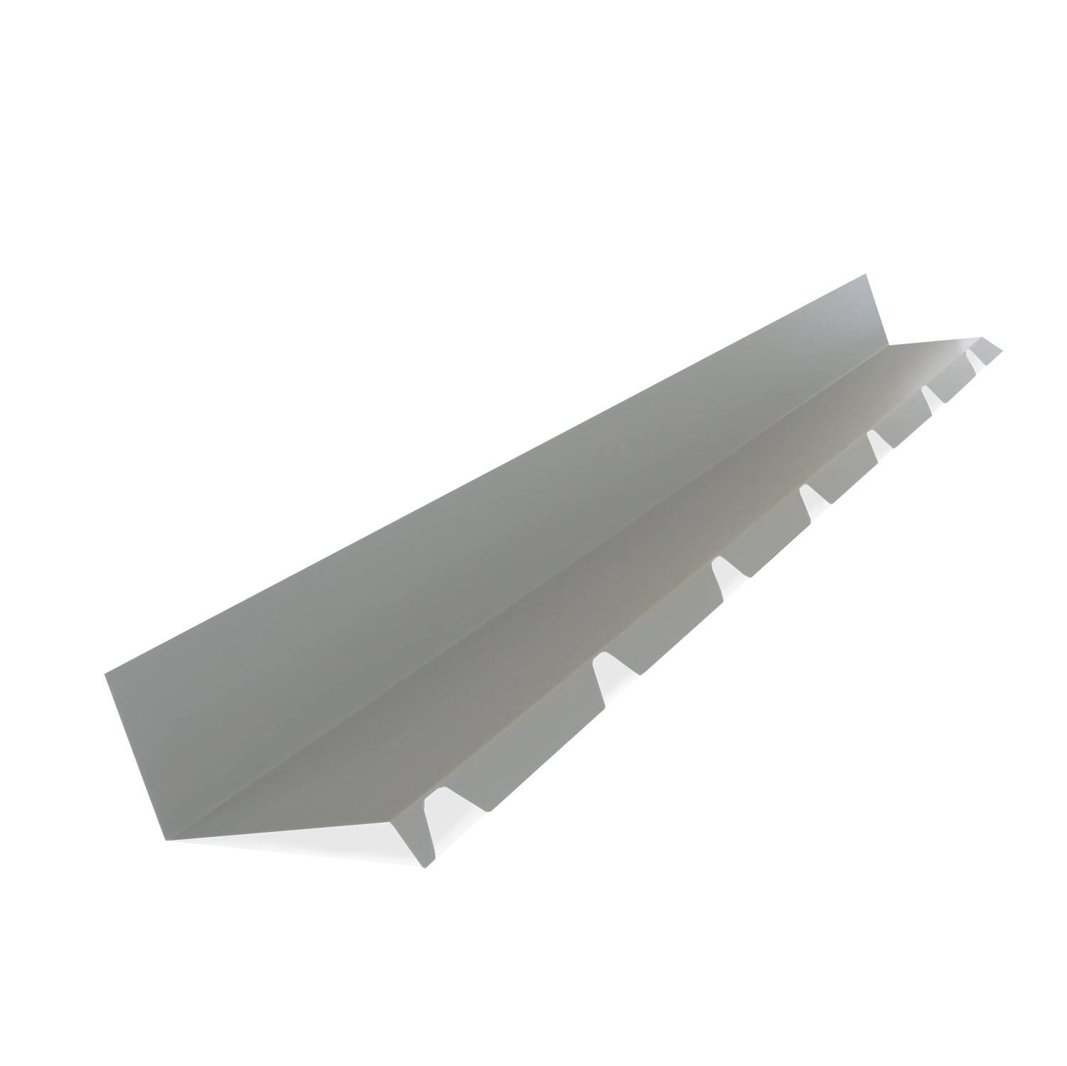 Solin bac acier 2ml laqué 25µ (4 ondes) RAL 9006