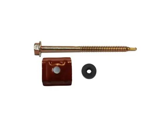 Boite de 100 vis fixation bois 6,3x100mm
