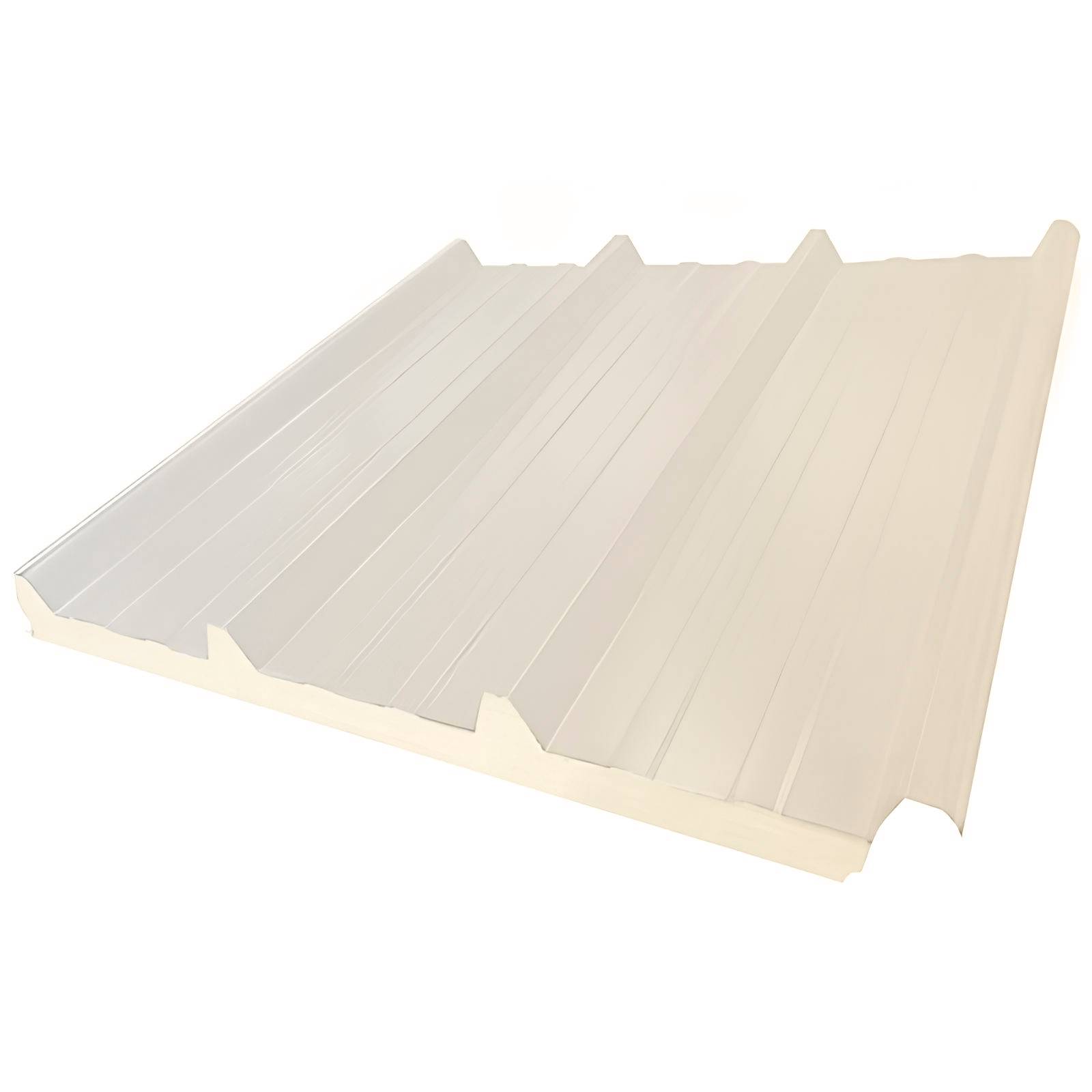 Panneau sandwich de toiture 60mm Sable RAL 1015