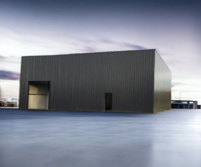 batiment-isolé-acrotère- ouvertures-380-m-2