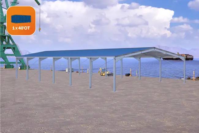 Dimensions d'un bâtiment en kit ouvert pour vos besoins d'espace de stockage