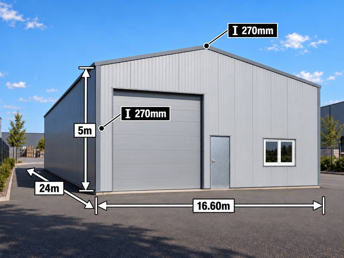 batiment-stockage-400-m-2-isolé-porte-sectionnelle
