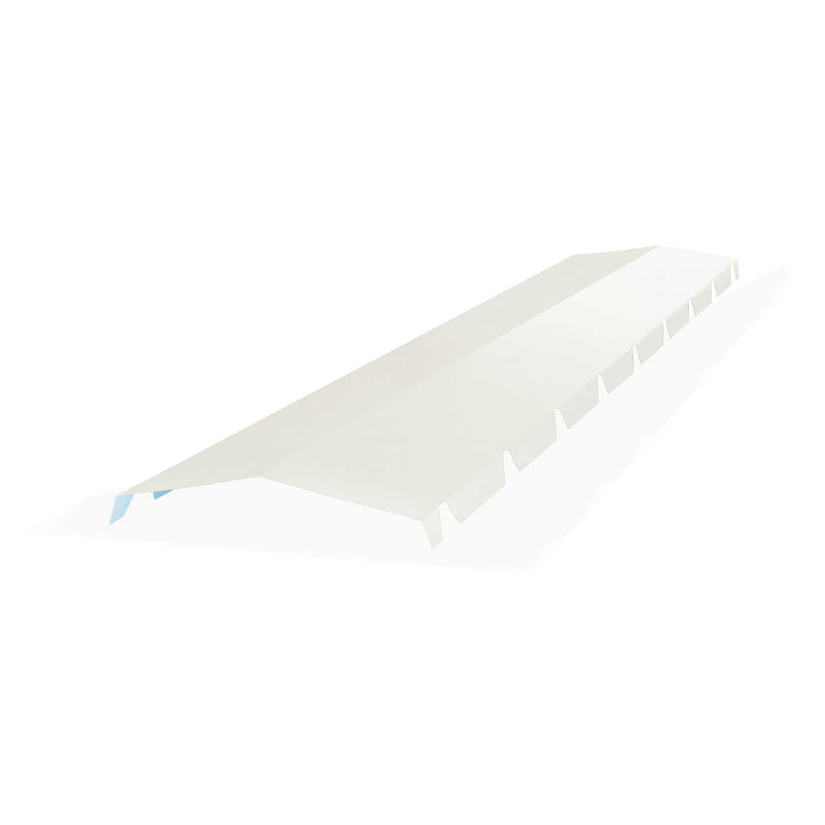 Faitiere crantée L165 (5 ondes) RAL 9010