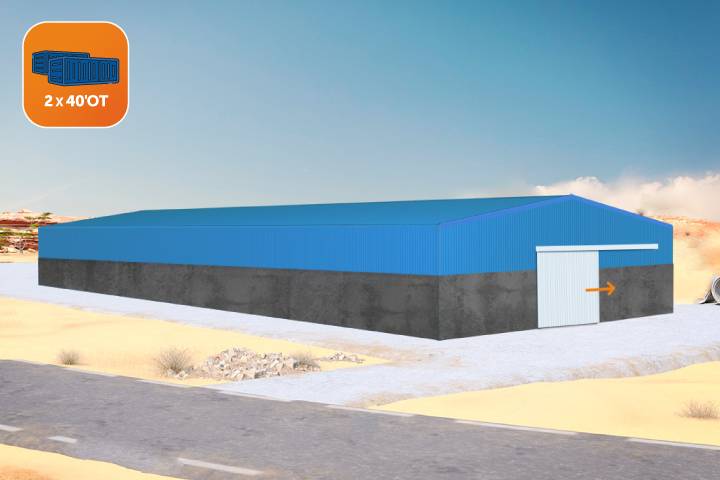 batiment en kit fermé secteur agroalimentaire