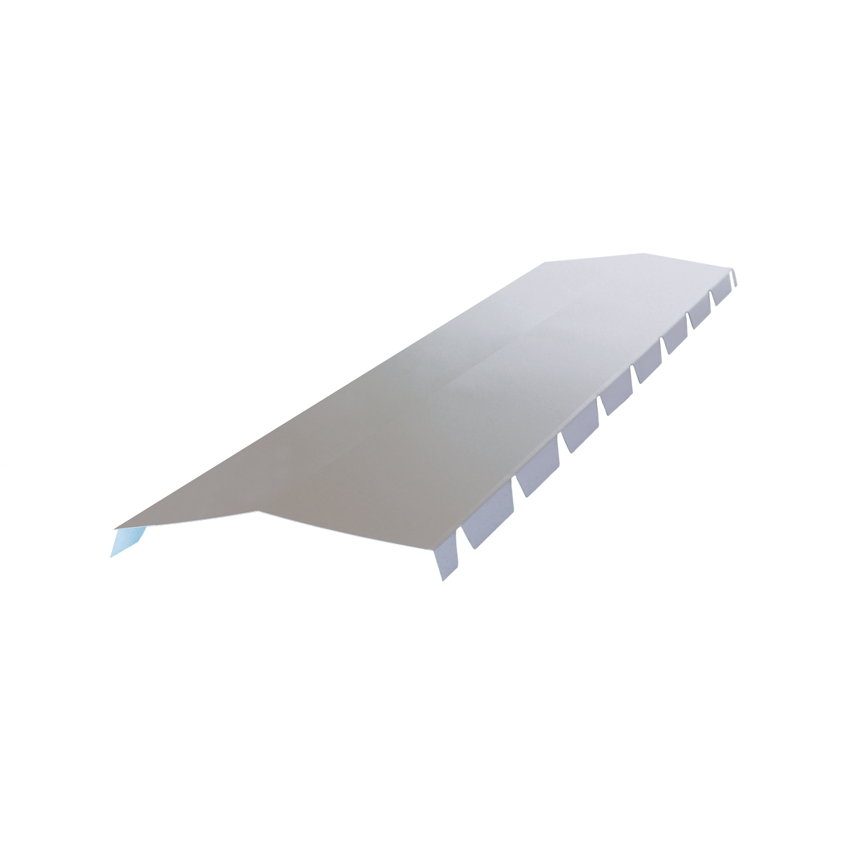 Faitiere crantée L165 (5 ondes) RAL 9006